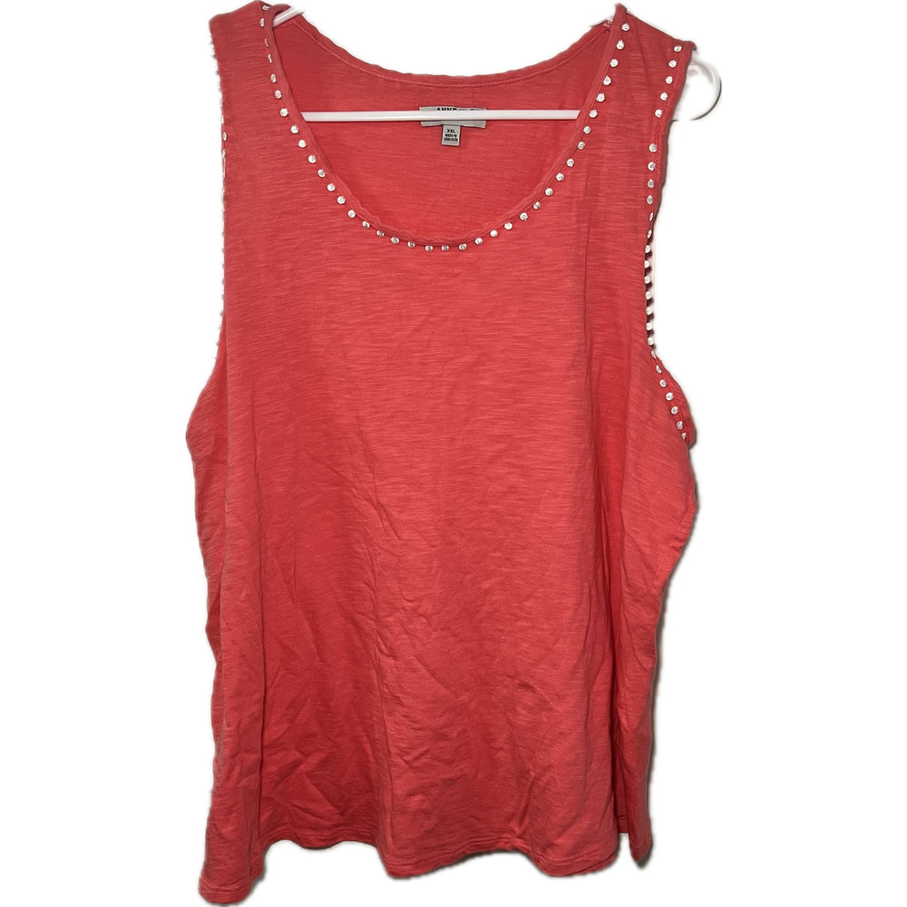 Women's Anne Klein Sequins Tank Top Size XXL